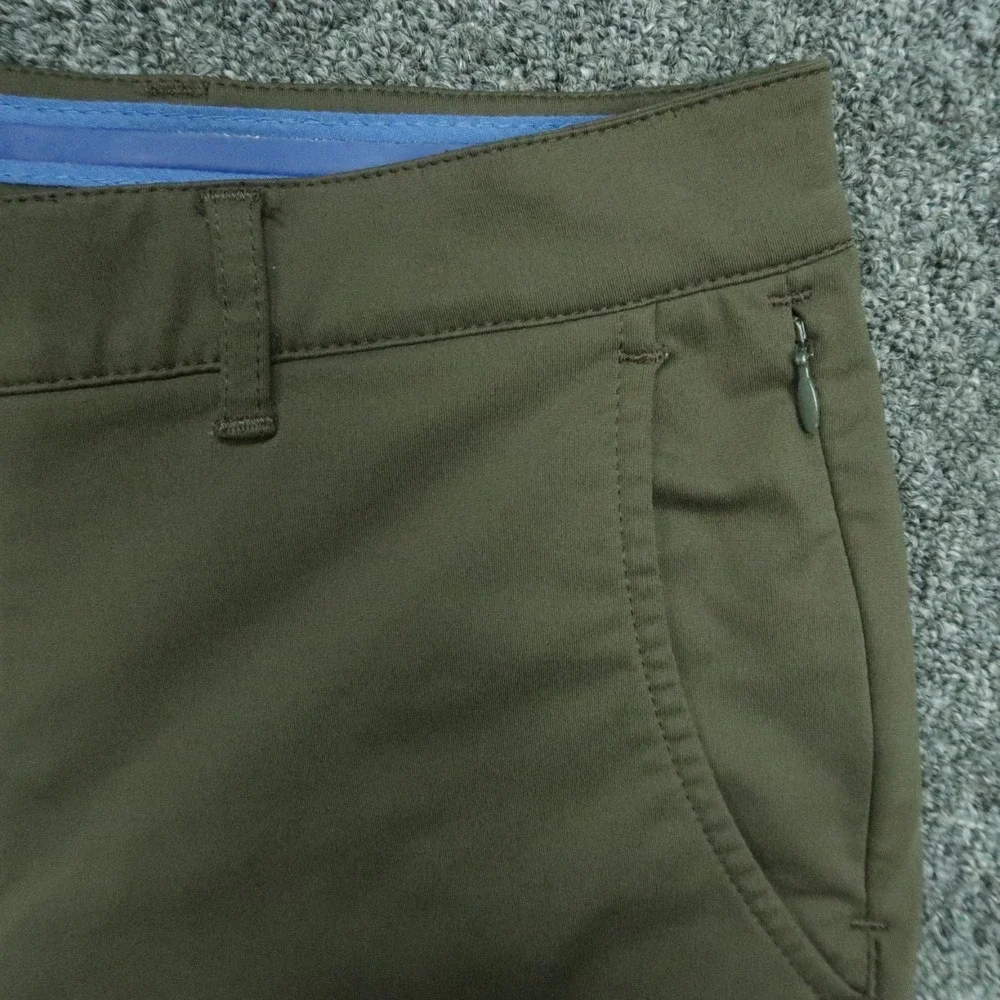 Twillory Pants‎ Mens 30x29 Green Tailored Fit Performance Stretch Zip Pocket